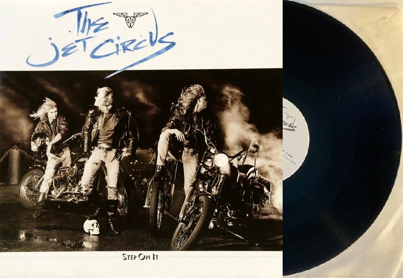 JET CIRCUS: Step On It LP/black vinyl ORIGINAL