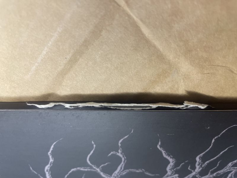 FLUKT: Darkness Devour LP/red vinyl DAMAGED